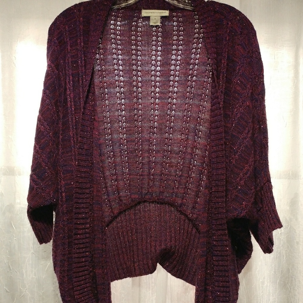 Sparkle purple caridgan